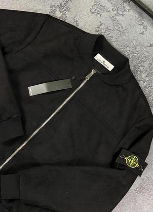 Stone island черный бомбер демисезонный s-xxl