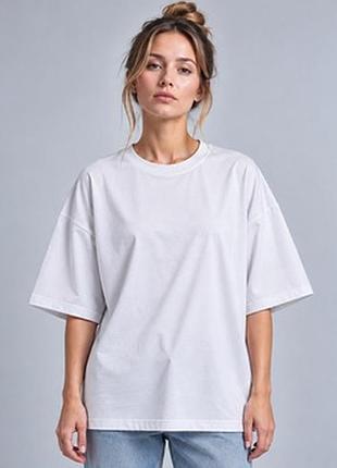 Футболка zara з щільного трикотажу