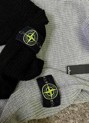 Брендовый серый гольф stone island s-xxl