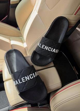 Шлепанцы черные balenciaga для мужчин, 40 размер