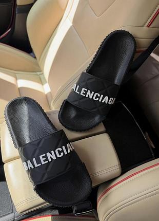 40 размер шлепанцы balenciaga мужские черные