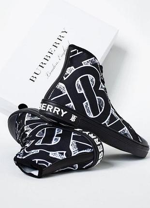 Черные кроссовки burberry, 40 размер