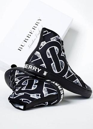 Размер 40 кроссовки burberry черные