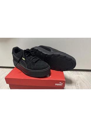 Кросівки жіночі puma на платформі чорні