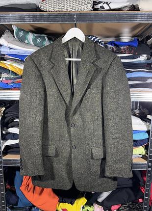 Barutti x harris tweed men’s wool blazer jacket m size