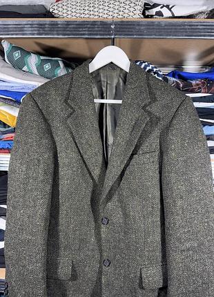 Barutti x harris tweed men’s wool blazer jacket m size 3