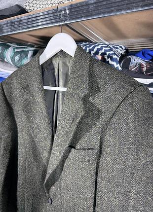 Barutti x harris tweed men’s wool blazer jacket m size 4