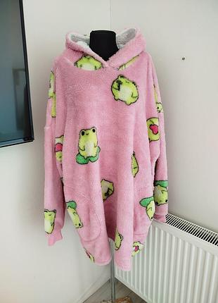 Теплий плед худі для дому primark 2