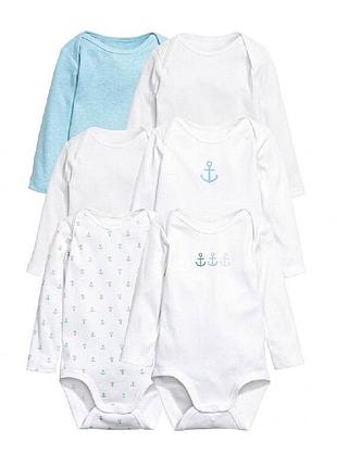 Боди с длинным рукавом h&amp;m 4-6мис., 68см