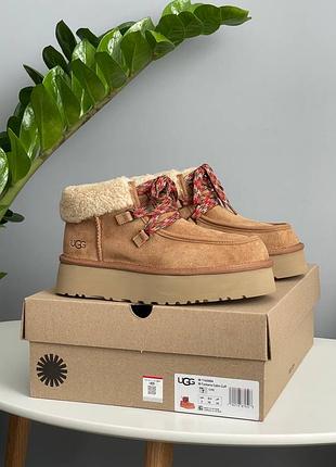 Жіночі угги ugg funkarra platform chestnut