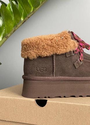 Жіночі угги ugg funkarra platform chocolate 7