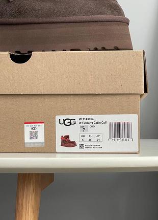 Жіночі угги ugg funkarra platform chocolate 4