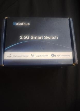 Сетевой коммутатор gigaplus gp-s25-0402-n (неуправляемый сетевой свитч на 4 порта 2.5g ethernet и 2 порта 10g sfp+).