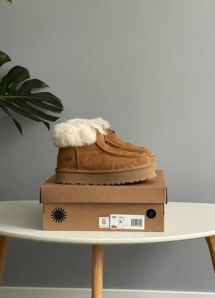Жіночі угги ugg funkette chestnut platform