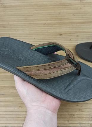Чоловічі вєтнамки, шльопанці clarks розмір 45 (29 см.)