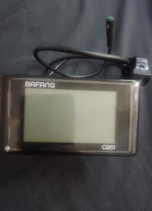 Монохромный lcd-дисплей bafang c961 (uart) для электровелосипедов.