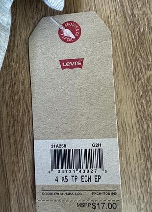 Нова футболка levi's 3-4 роки 4