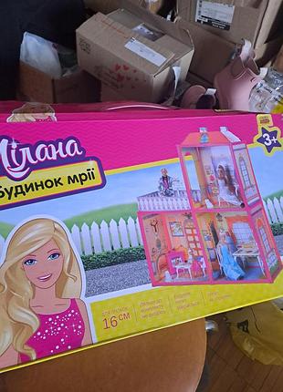 🌸дом для куклы 16 см новый,