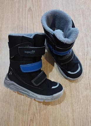 Зимові чобітки superfit gore-tex на хутрі непромокальні