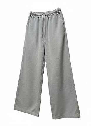 Брюки жіночі stradivarius сірі (розмір xs)
