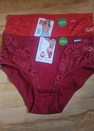 Шикарні трусики в рубчик 3 xl