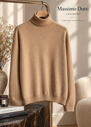 Свитер гольф кашемир massimo dutti