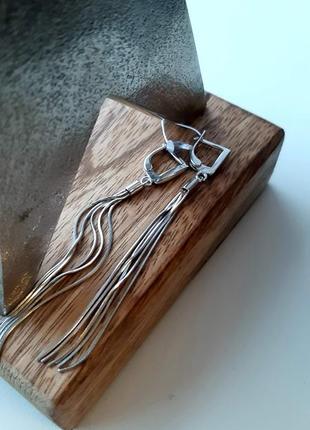 Серьги из серебра