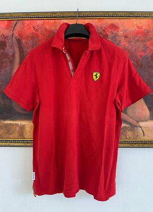 Футболка поло ferrari оригинал размер xl