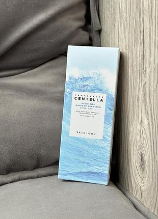 Skin1004 - madagascar centella hyalu-cica water-fit sun serum spf50+ pa++++ - зволожувальний сонцезахисний крем - 50ml