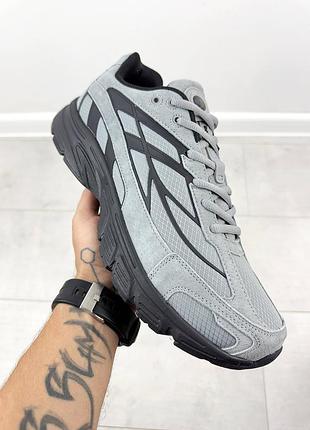 Мужские кроссовки на осень bs-x big runner gray, кроссовки большие размеры
