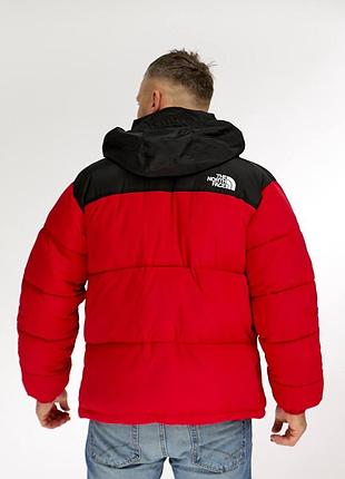 👕 пуховик the north face 700 красный 5