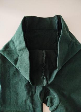 Темно-зелені колготки one size 5