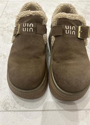 Черевики жіночі uin footwear зимові коричневі на платформі