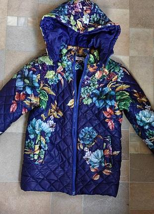 Стьобана демісезонна куртка kenzo kids