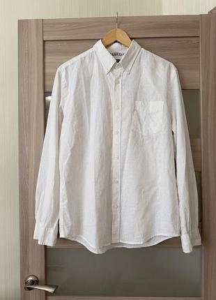Сорочка ben sherman зі льоном та бавовною
