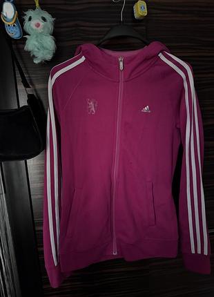 Adidas chelsea fc girls/junior hooded track jacket