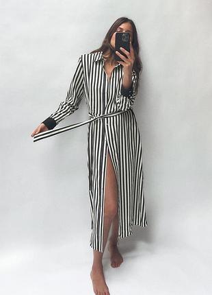 Вискозное легкое платье zara