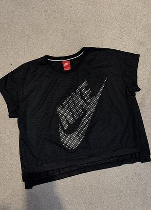 Футболка жіноча nike чорна розмір s