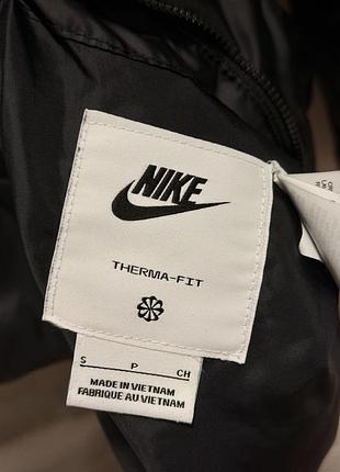 Куртка nike двостороння флісова біло-чорна 4