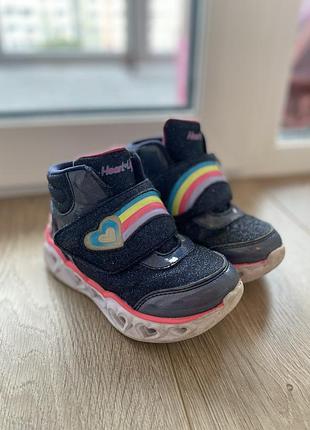 Дитячі черевики skechers 26 розмір з підсвіткою
