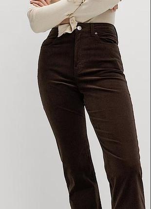 Премиальные вельветовые брюки marks &amp; spencer collection (модель sienna) ✨