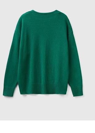 Брендовый джемпер оверсайз benetton 2