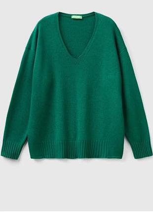 Брендовый джемпер оверсайз benetton