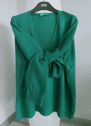 Брендовый джемпер оверсайз benetton 6