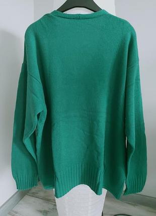 Брендовый джемпер оверсайз benetton 7