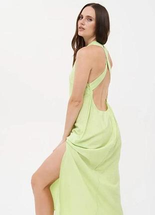 Сарафан миди h&amp;m открытая спинка вискоза 4