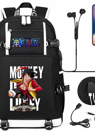 Підлітковий рюкзак аніме one piece monkey монкі луффі