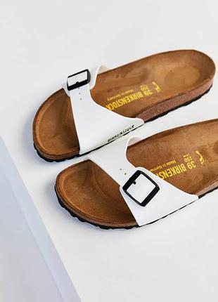 Шльопанці birkenstock білі 39 розмір