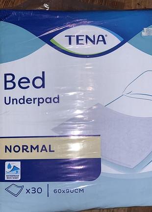 Пелюшки tena bed normal 60х90 см, 30 шт
