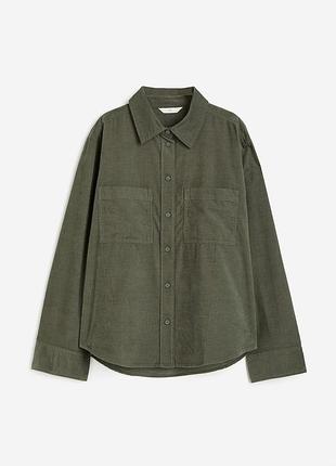Нова вельветова сорочка h&m xs/s 6